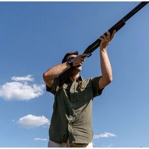 PONCHO Western THE SABINE Pearl Snap SHIRT Men’s XXL Olive Green Fishing Outdoor